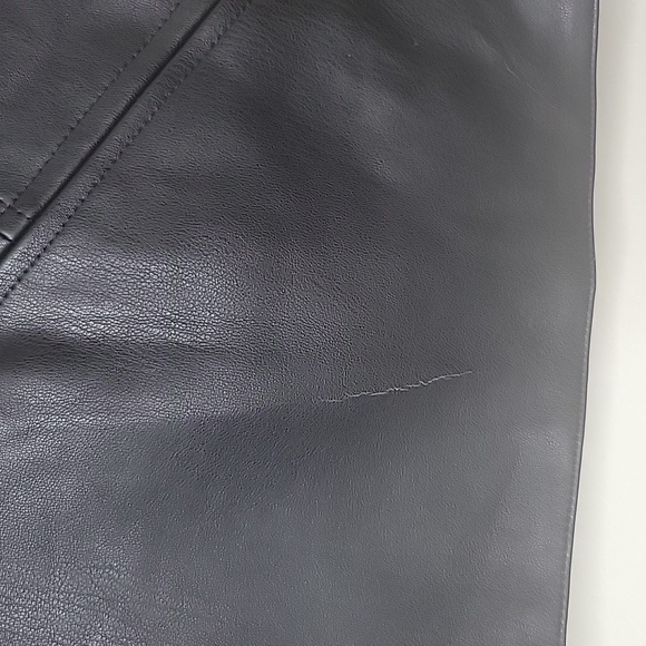 ZARA BASIC vegan leather A line mini size S - Picture 11 of 16